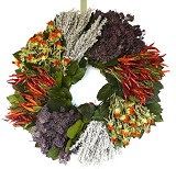 22" Southwestern Chili Wreath 